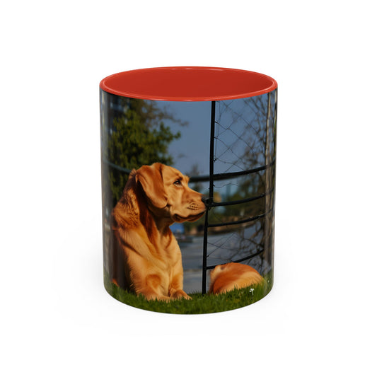 The Golden Dog Accent Coffee Mug (11, 15oz)