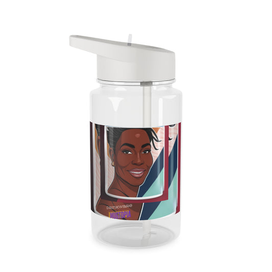 A Closeup Digital Illustration - Tritan Water Bottle