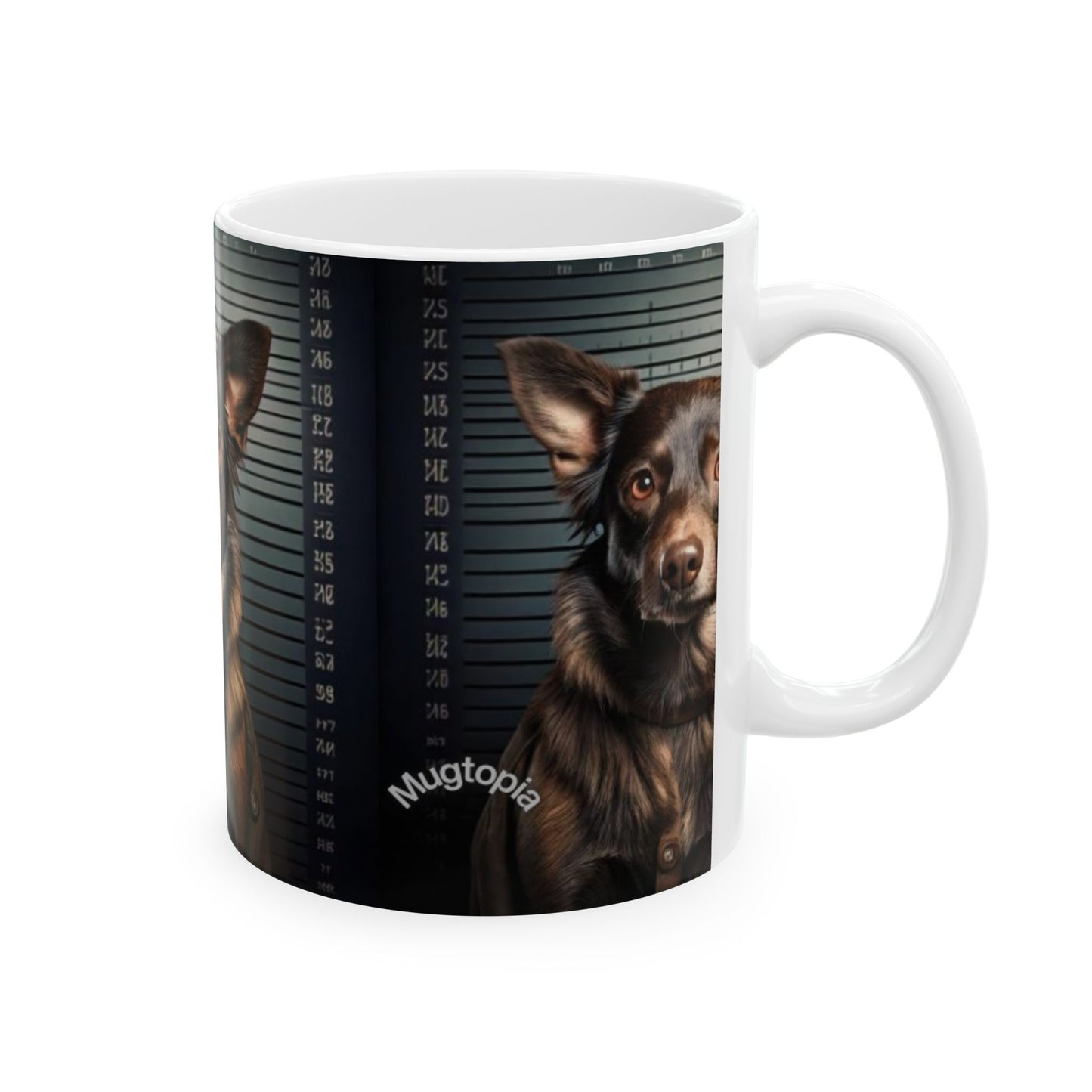 Mug Alsatian Dog Too Cute 11oz 15oz